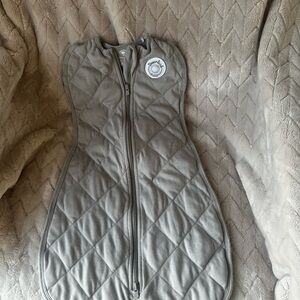 Dreamland Gray Quilted Weighted Baby Sleep Sack
